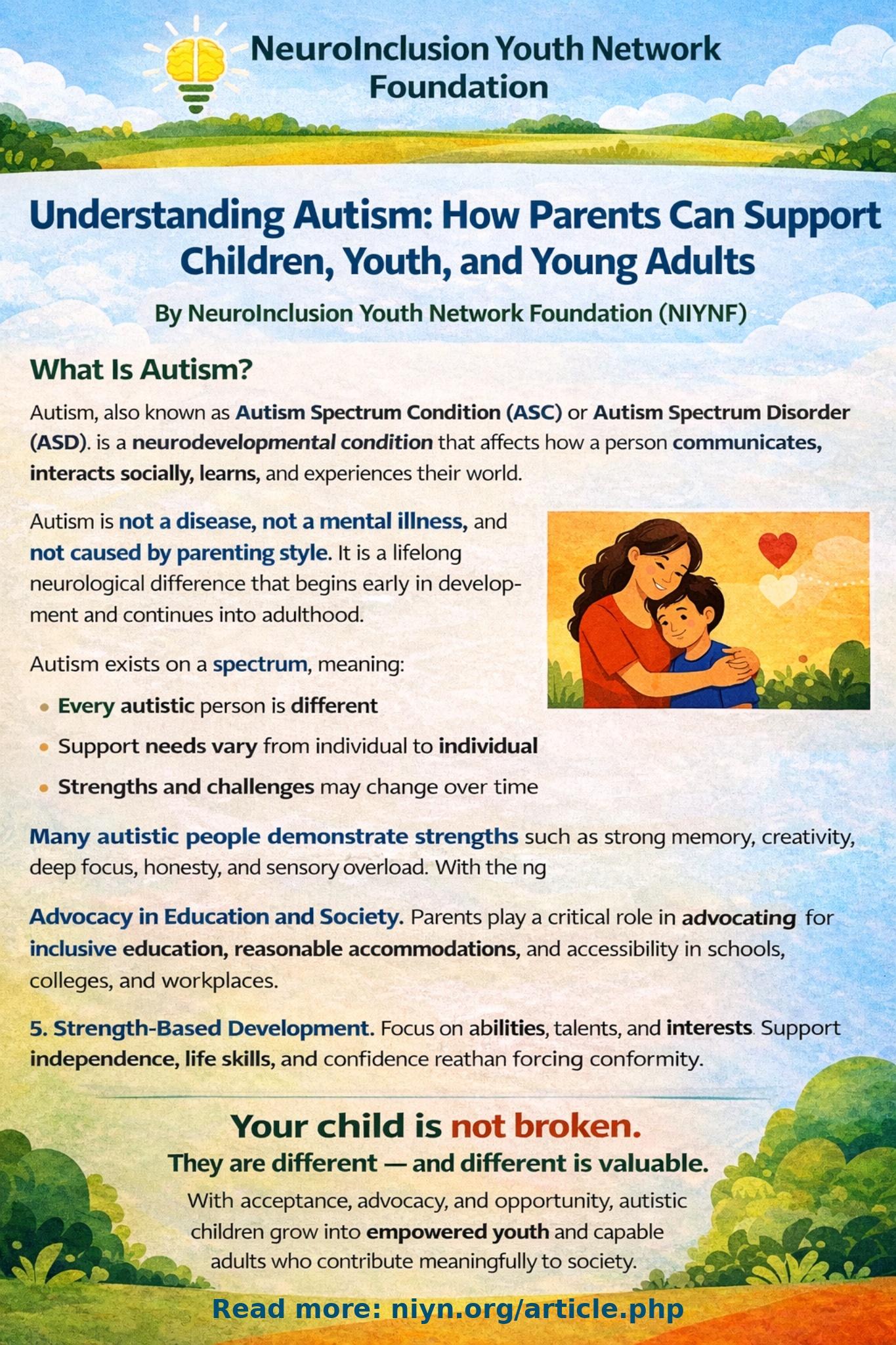 Understanding Autism: How Parents Can Support Children, Youth, and Young Adults.